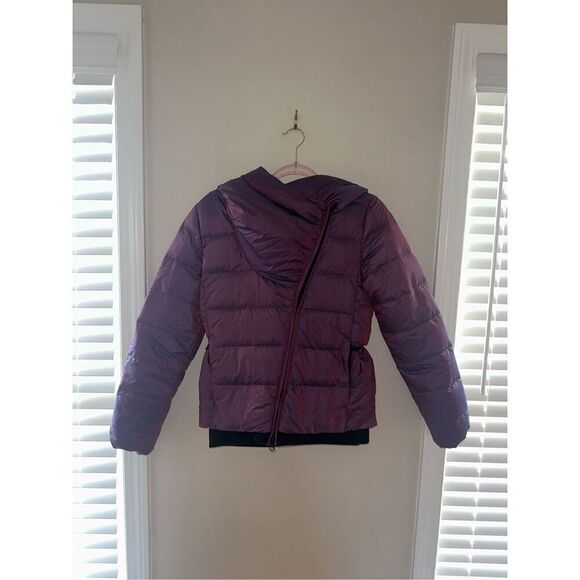 Women's Nike Down Puffer Purple Iridescent Jacket XS - Picture 1 of 7